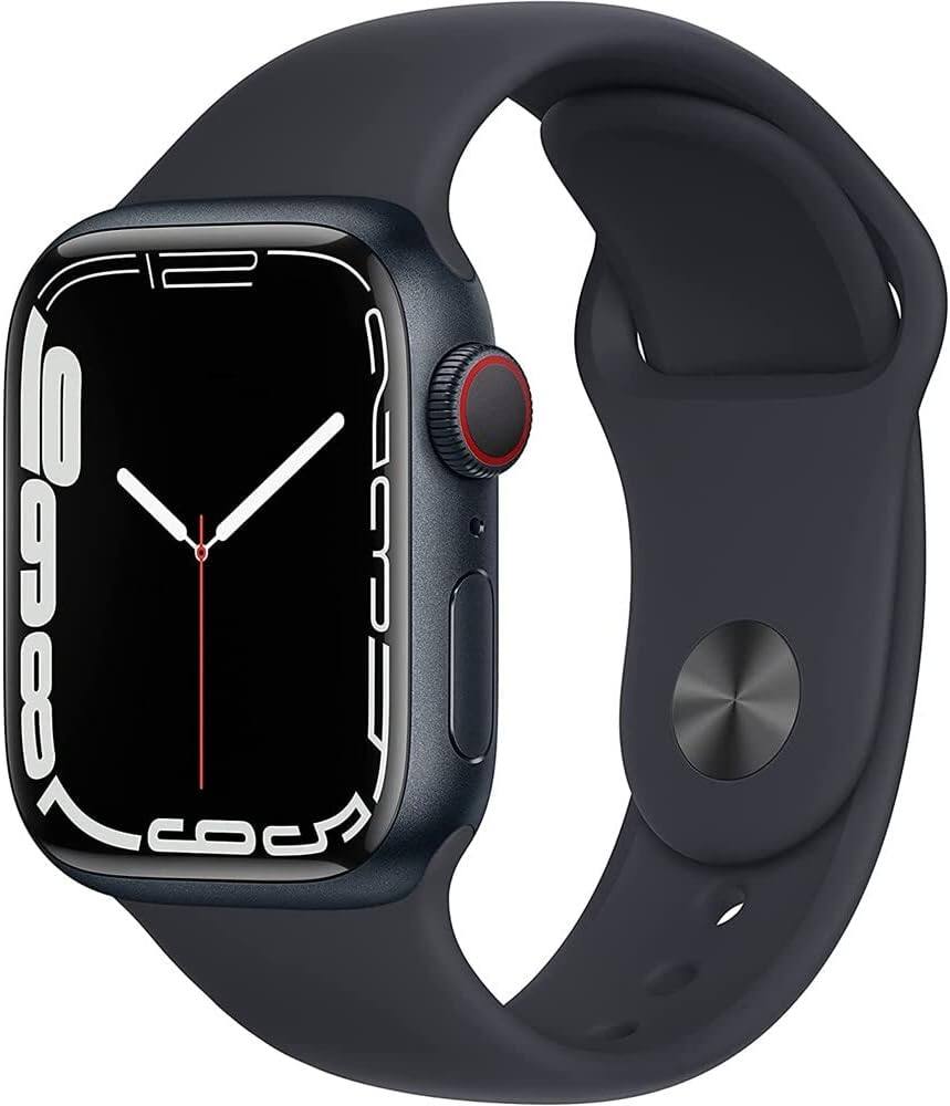 Apple Watch Series 7 Aluminum 41 mm (GPS + Cellular) - Midnight - (2021)