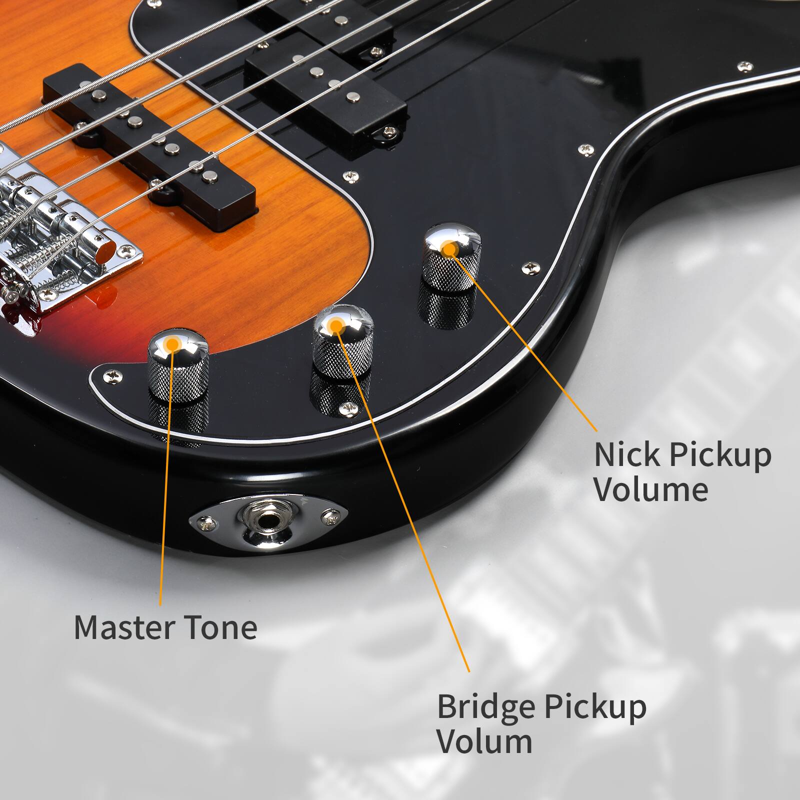 Nick Pickup Volume  
Master Tone  
Bridge Pickup Volume