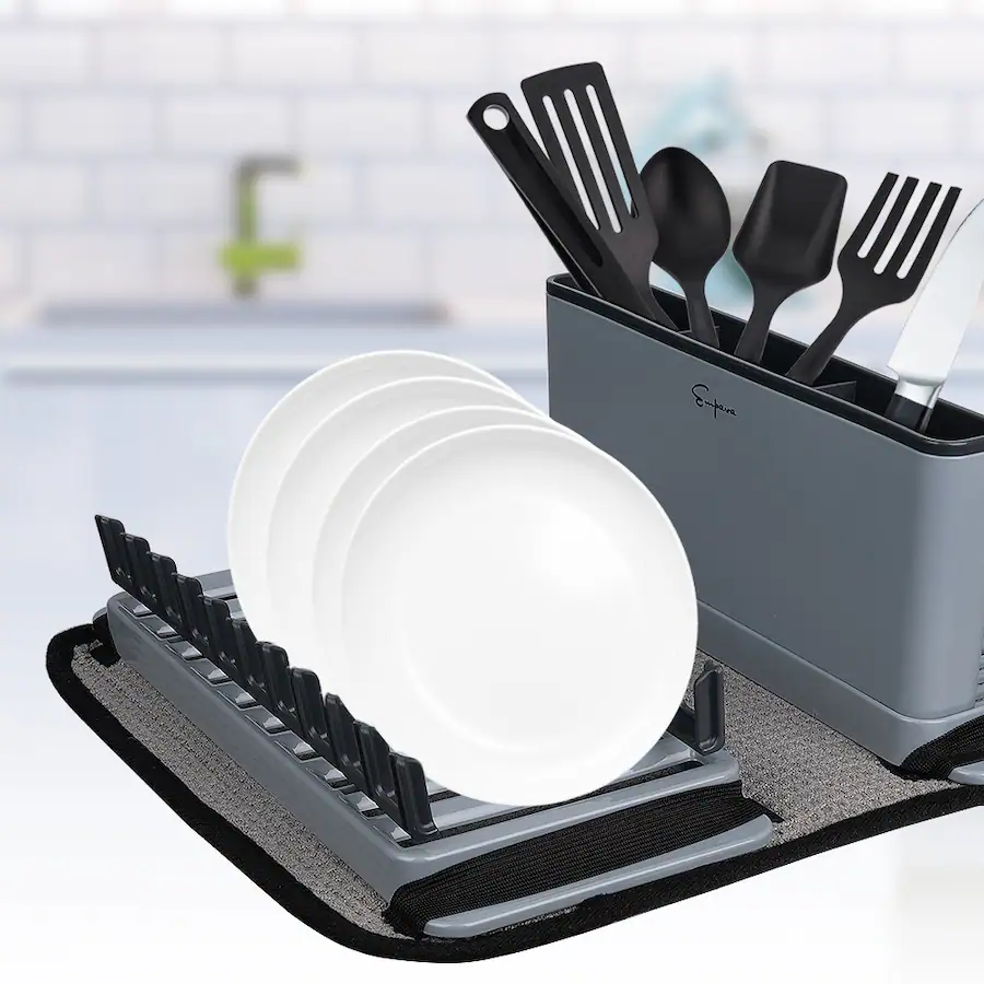Compact Dish Rack For Rv Empava 16 in Indoor/Outdoor Portable Camping RV Foldable Collection ...
