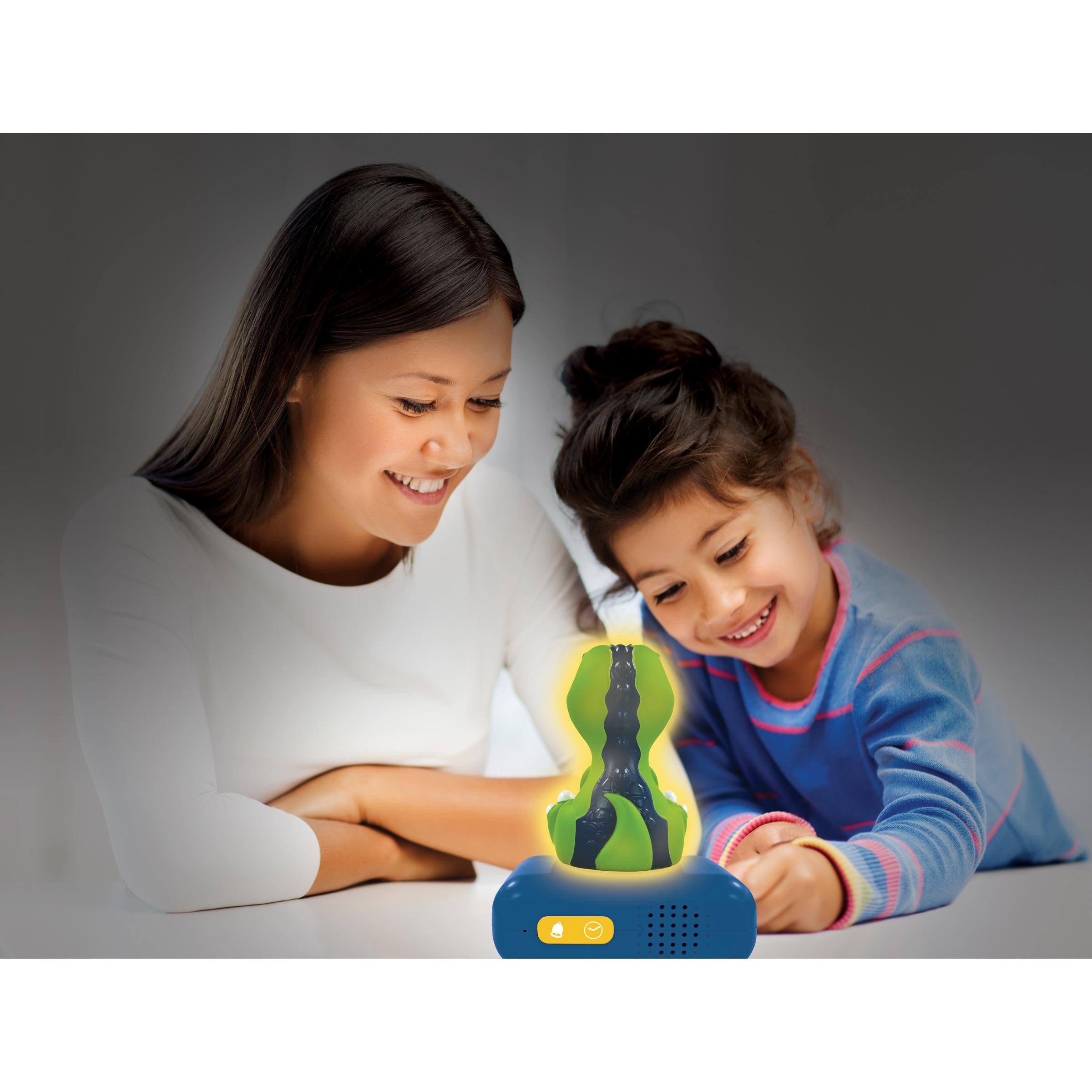 Alt View 6. Lexibook - Digital Alarm Clock with a 3D Dinosaur Night Light and Sound Effects - GREEN.