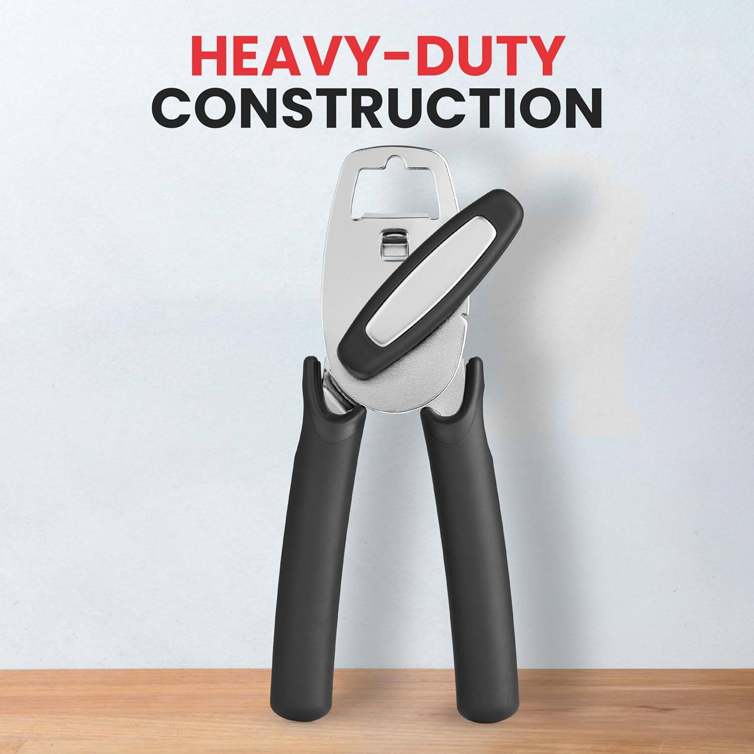 Left. Zulay Kitchen - Zulay Kitchen Heavy Duty Stainless Steel Manual Can Opener - Black.