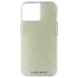 Case-Mate - Sheer Crystal Case for iPhone 15/14/13 - Champagne Gold