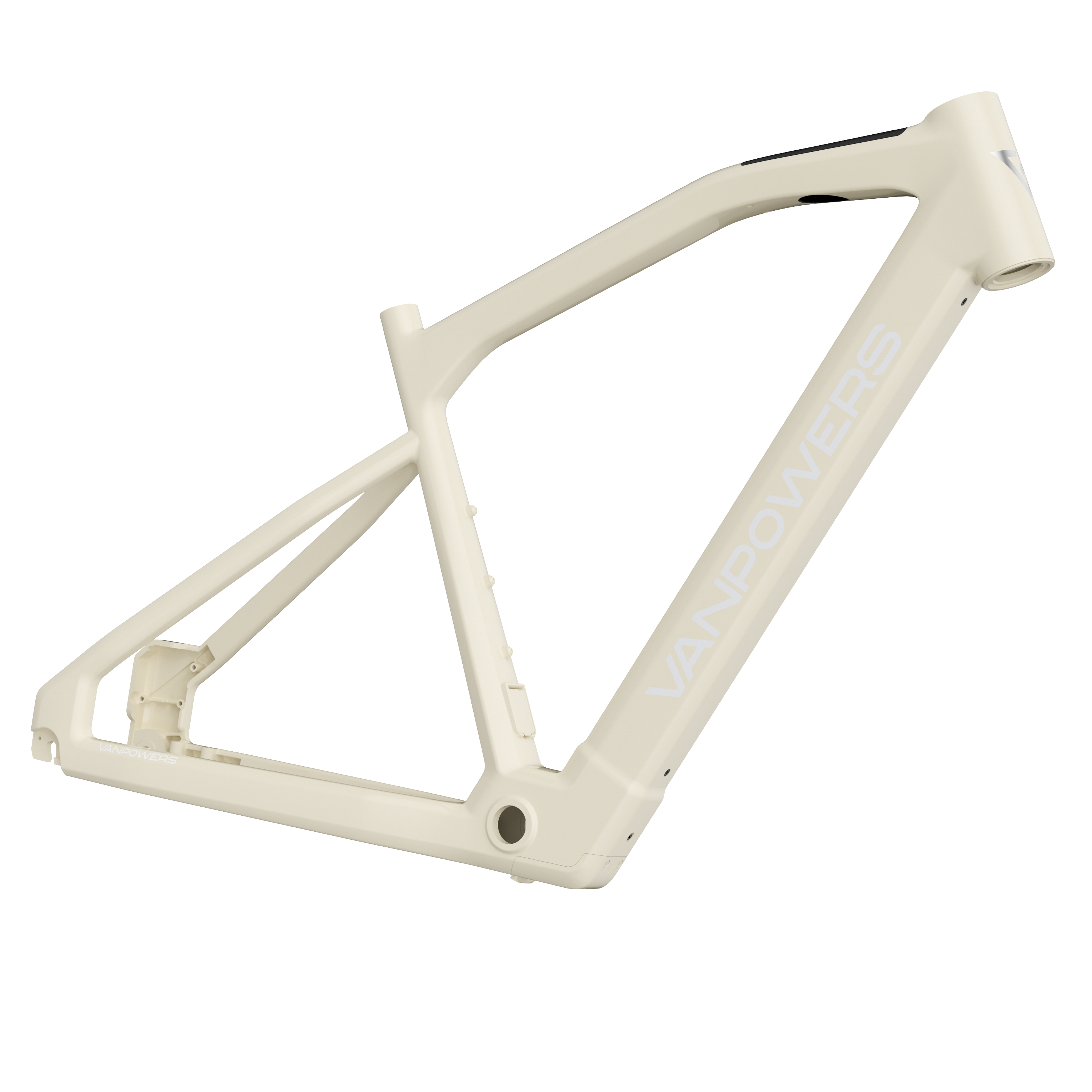 Alt View 4. Vanpowers - UrbanCross-Ultra Lightweight 350W Hub-Motor Gravel E-Bike-S Size - Sand Yellow.