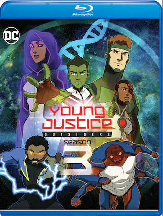 Front. Young Justice Outsiders:The Complete Third Season - BluRay.