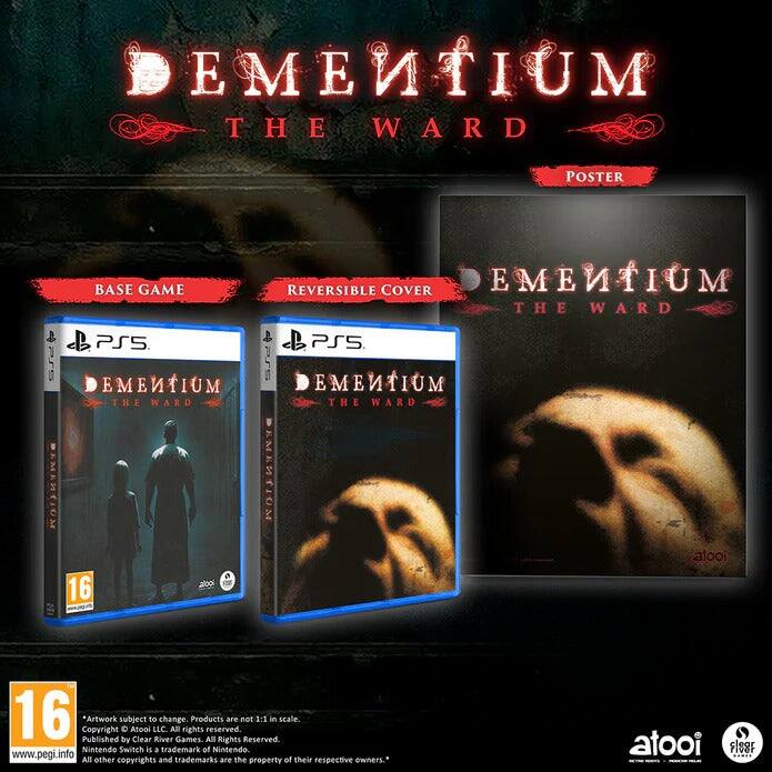 EMENTIUM THE WARD  
POSTER  
BASE GAME PS5 EMENTIUM THE WARD  
REVERSIBLE COVER EMENTIUM THE WARD PS5 EMENTIUM  
16  
Published by Clear River Games. All Rights Reserved.  
*Artwork subject to change. Products are not 1:1 in scale.  
Copyright © Atoo LLC. All Rights Reserved.  
Nintendo Switch is a trademark of Nintendo.  
www.pegi.info  
All other copyrights and trademarks are the property of their respective owners.  
atooi  
Flo8F