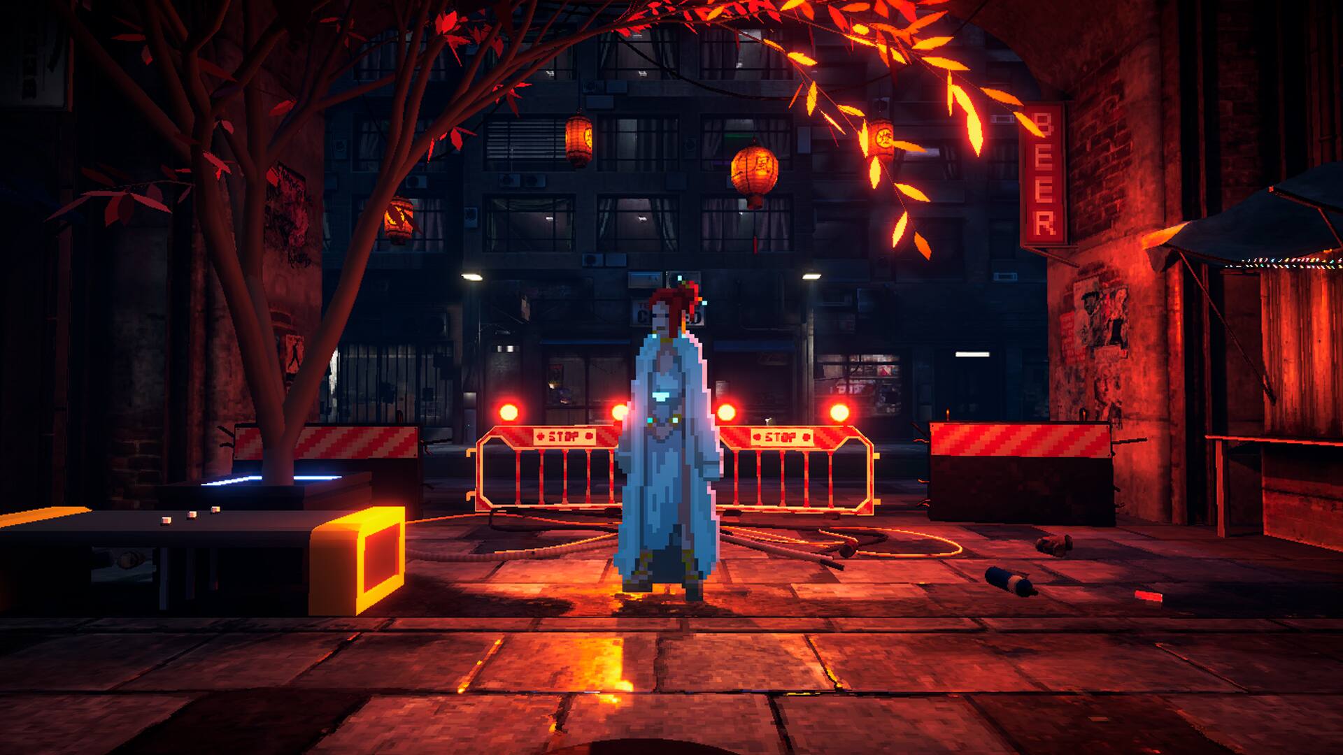 The text on the image reads "BEER STOP STOP."