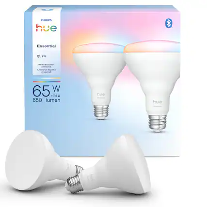 PHILIPS hue Essential L26 White and color ambiance Ambiance blanche et colorée 65 W = 7.2W 650 lumen hue Essential hue | Essential hue
