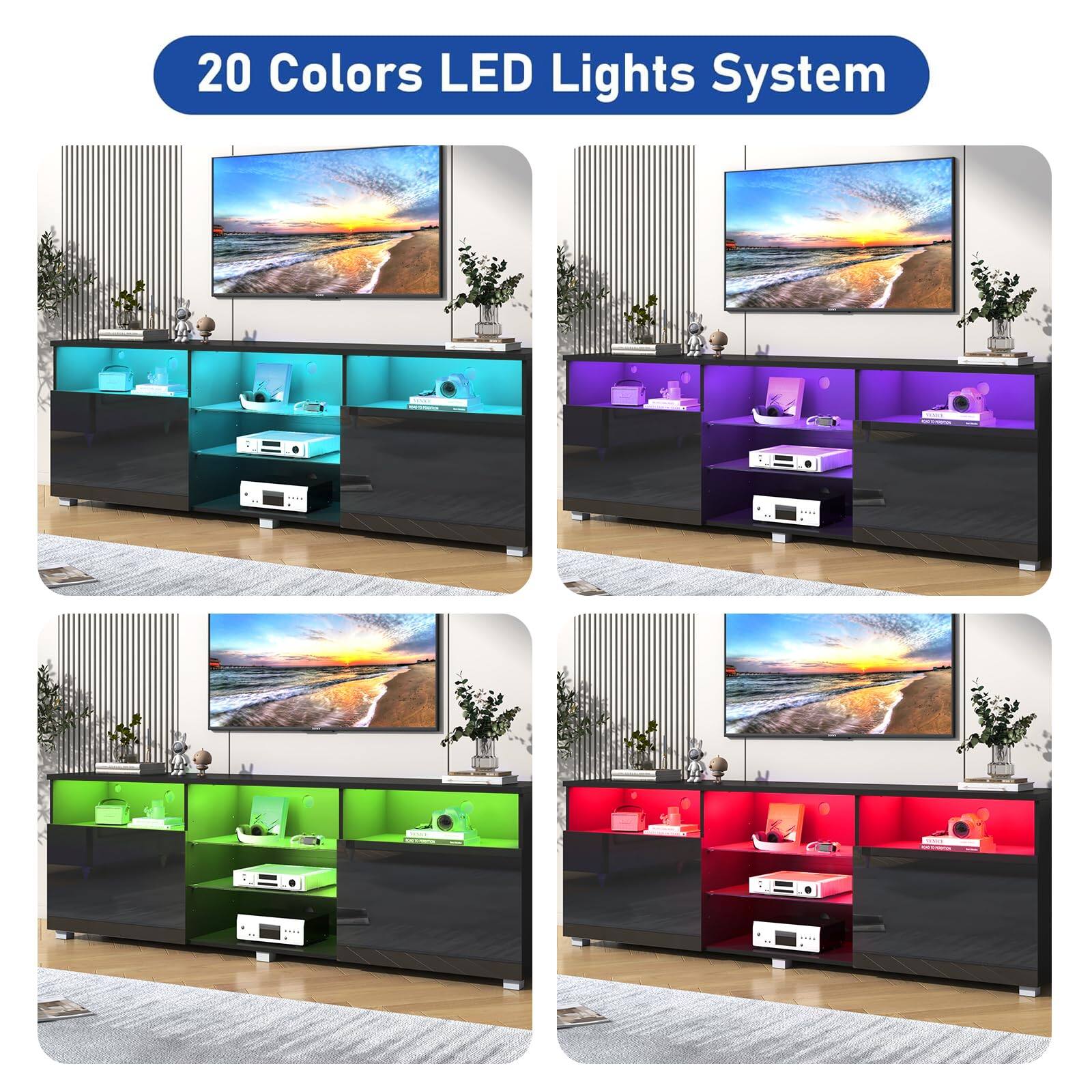 20 Colors LED Lights System