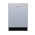 Forno Appliances - Rivestito 24 Inch Top Control Built-In Panel Ready Dishwasher with Stainless Steel Interior, 45 dBA - Stainless Steel