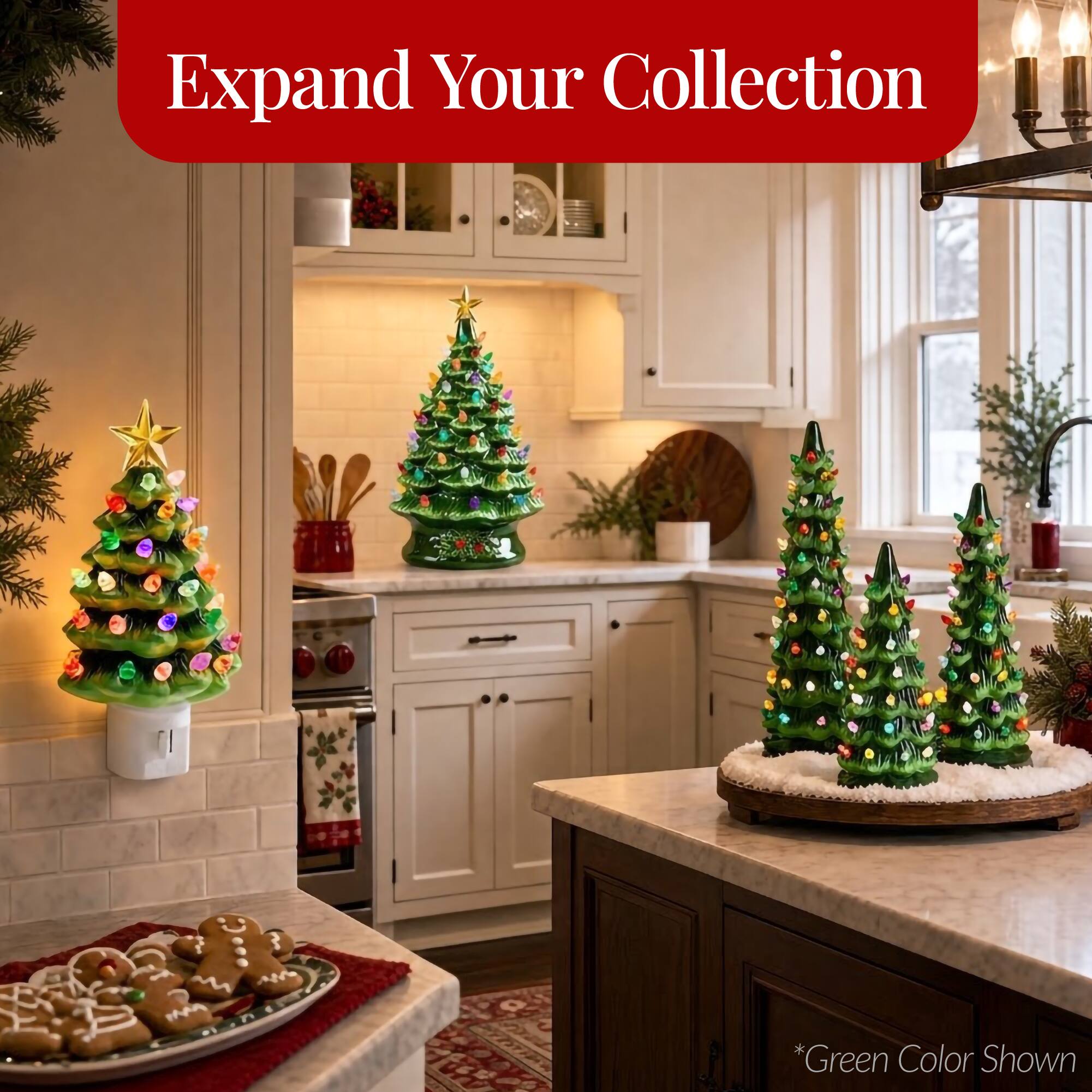 Expand Your Collection  
*Green Color Shown