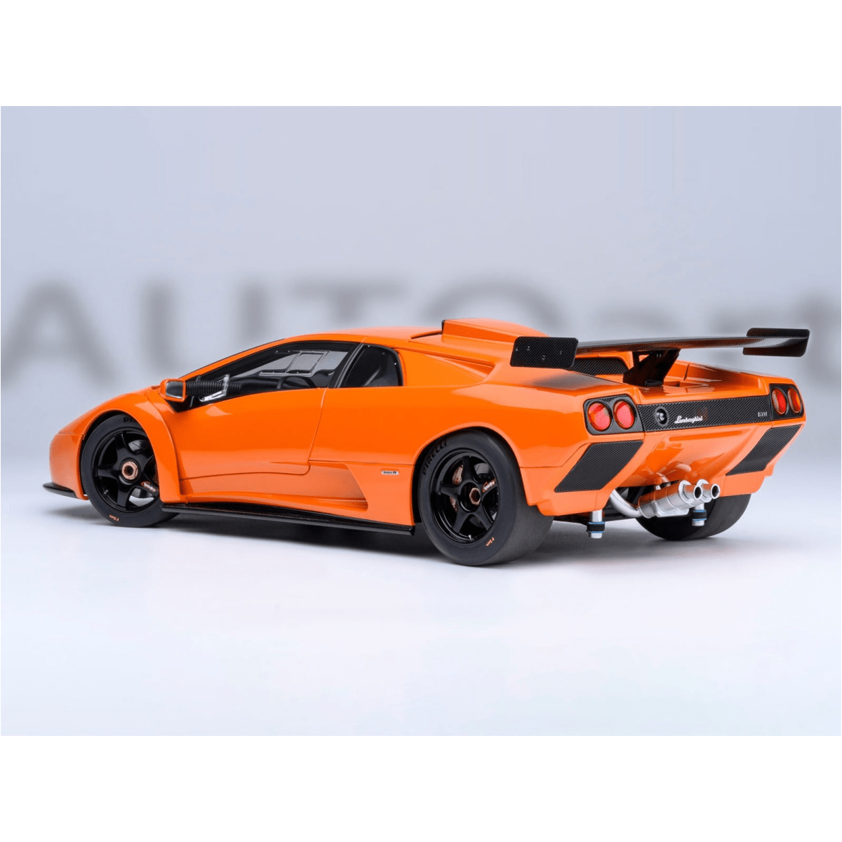 Alt View 9. Autoart - Lamborghini Diablo GTR Arancio Ishtar Orange 1/18 Model Car by Autoart.