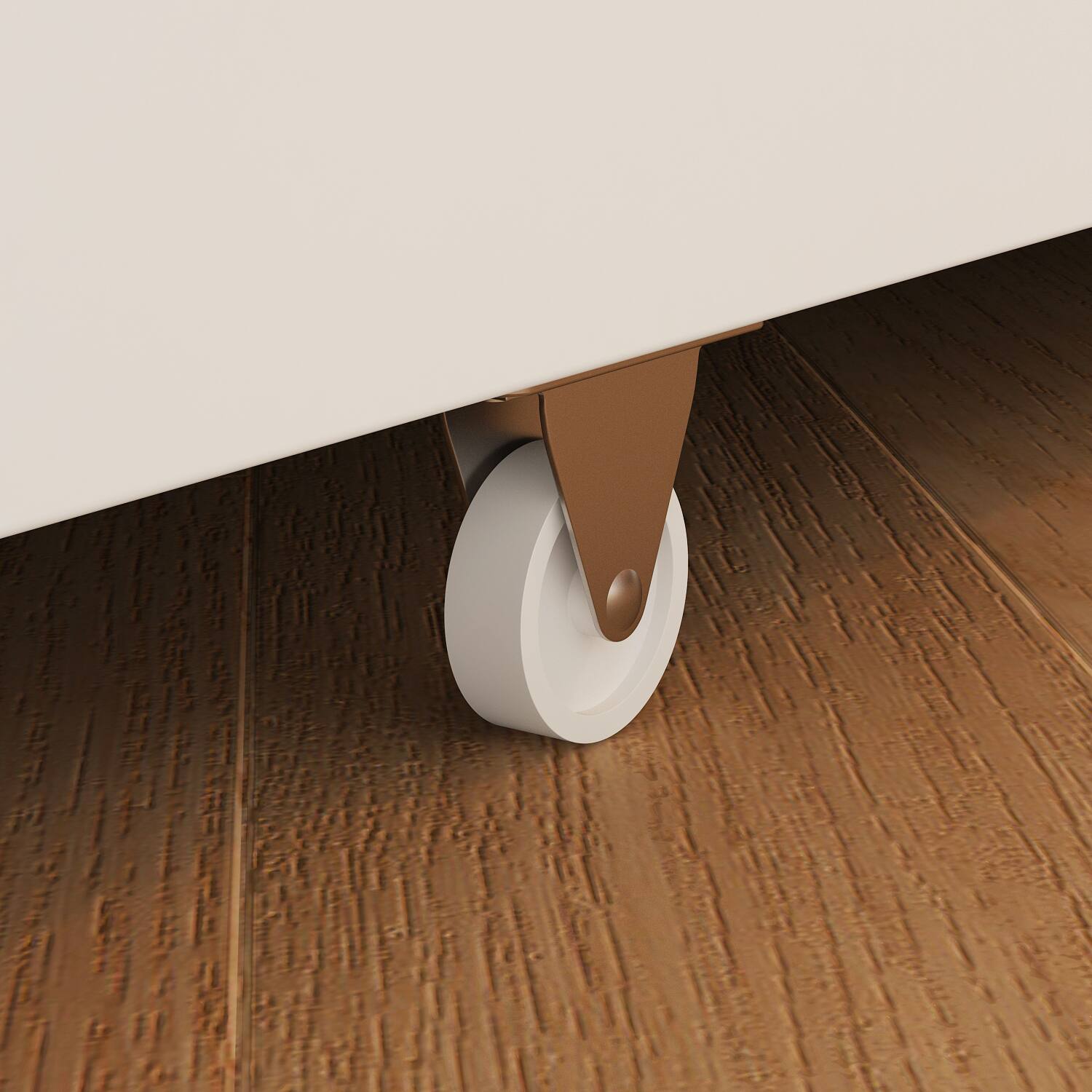 Alt View 2. FUFU&GAGA - FUFU&GAGA Multi - Functional Murphy Bed with Storage – Full Size, Space - Saving for Apartments - White.