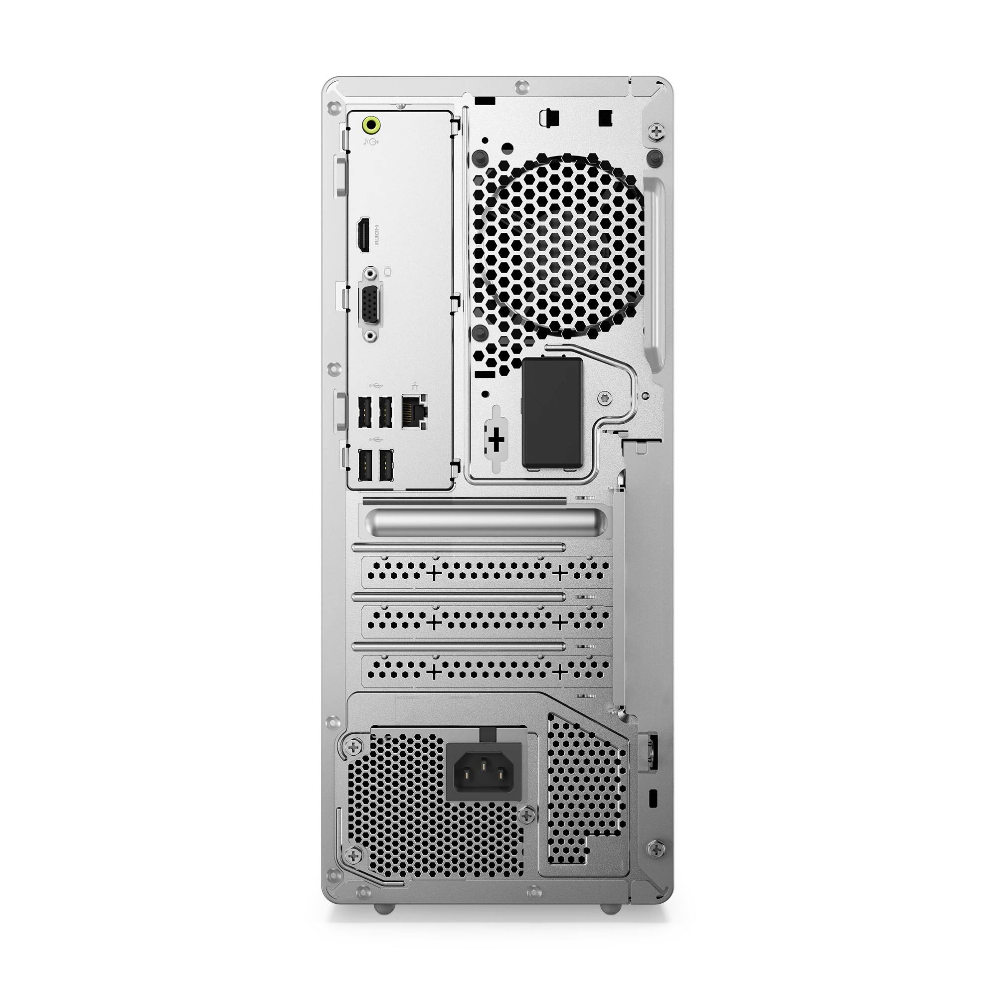 Alt View 2. Lenovo - Lenovo IdeaCentre Tower 14IRR9 Desktop Intel Core i5-14400 16GB 512GB SSD W11H - Cloud Grey.