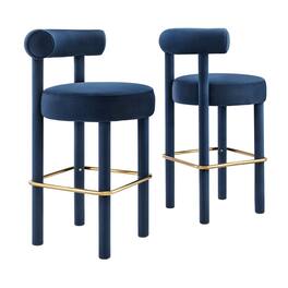 Toulouse Performance Velvet Bar Stool Set of 2 by Modway - 0