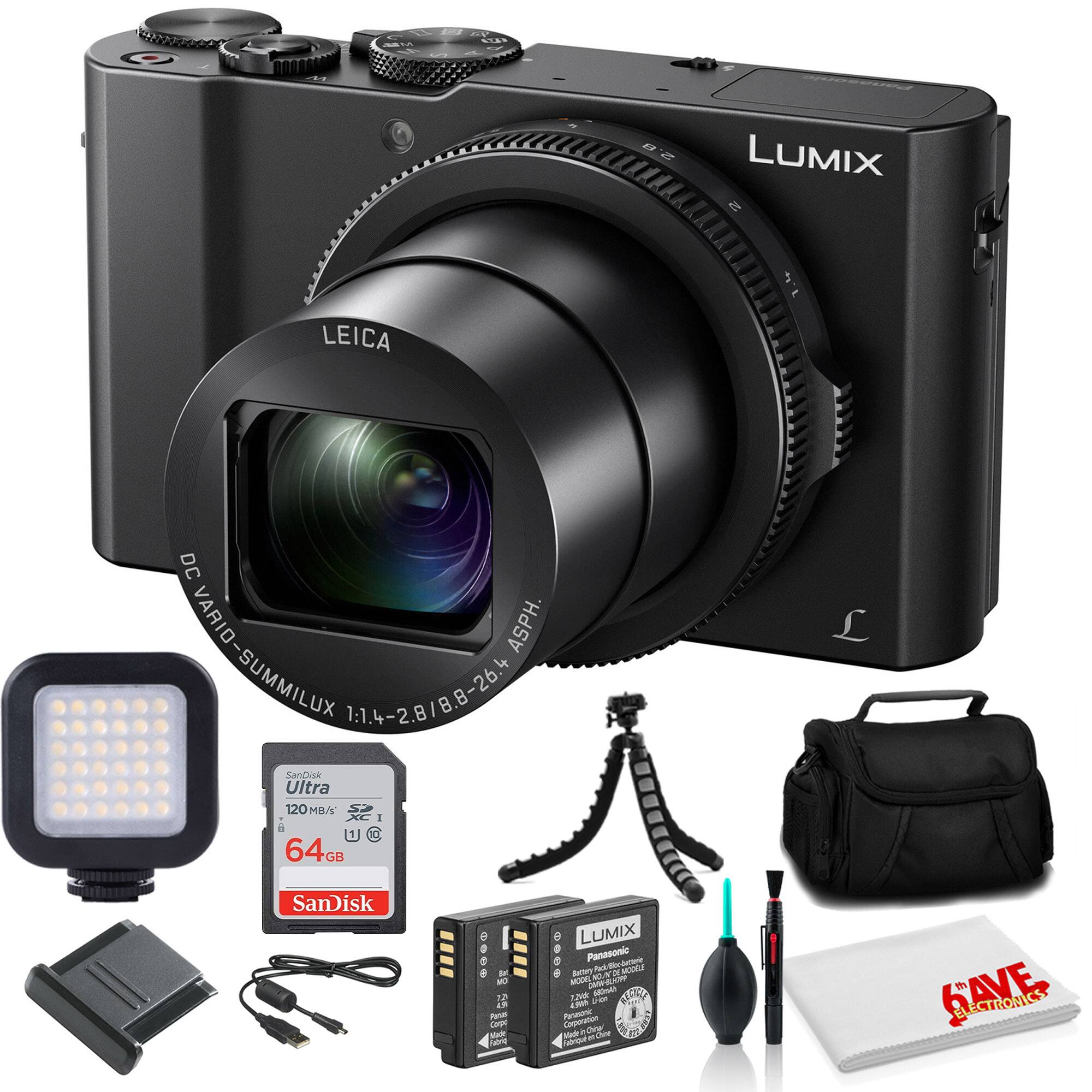 Bundle- Panasonic- Lumix DMC-LX10 Digital Camera (DMC-LX10K) Starter