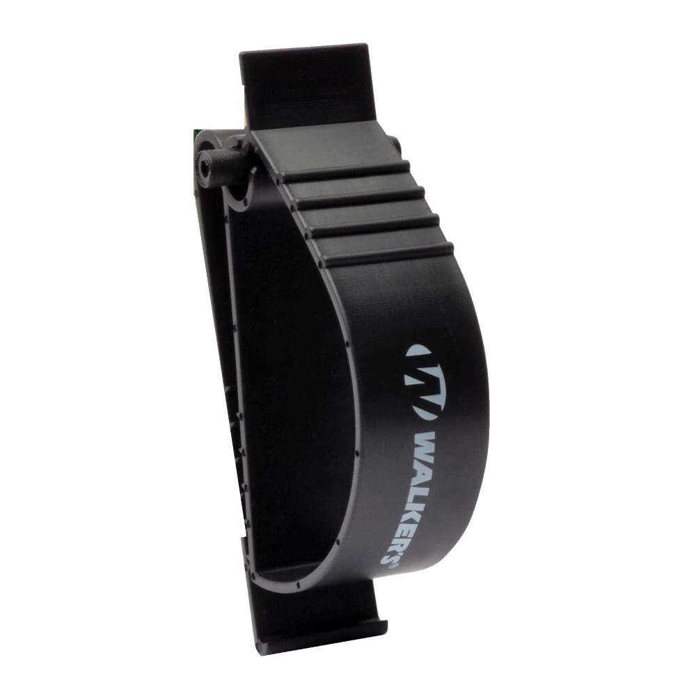 Angle. Walkers - Walker's Razor Slim Electronic Muff (Black Patriot) with Bundle - Black.