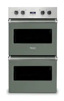 30" Viking Select 5 Series Electric Double Thermal Convection Oven - Eucalyptus