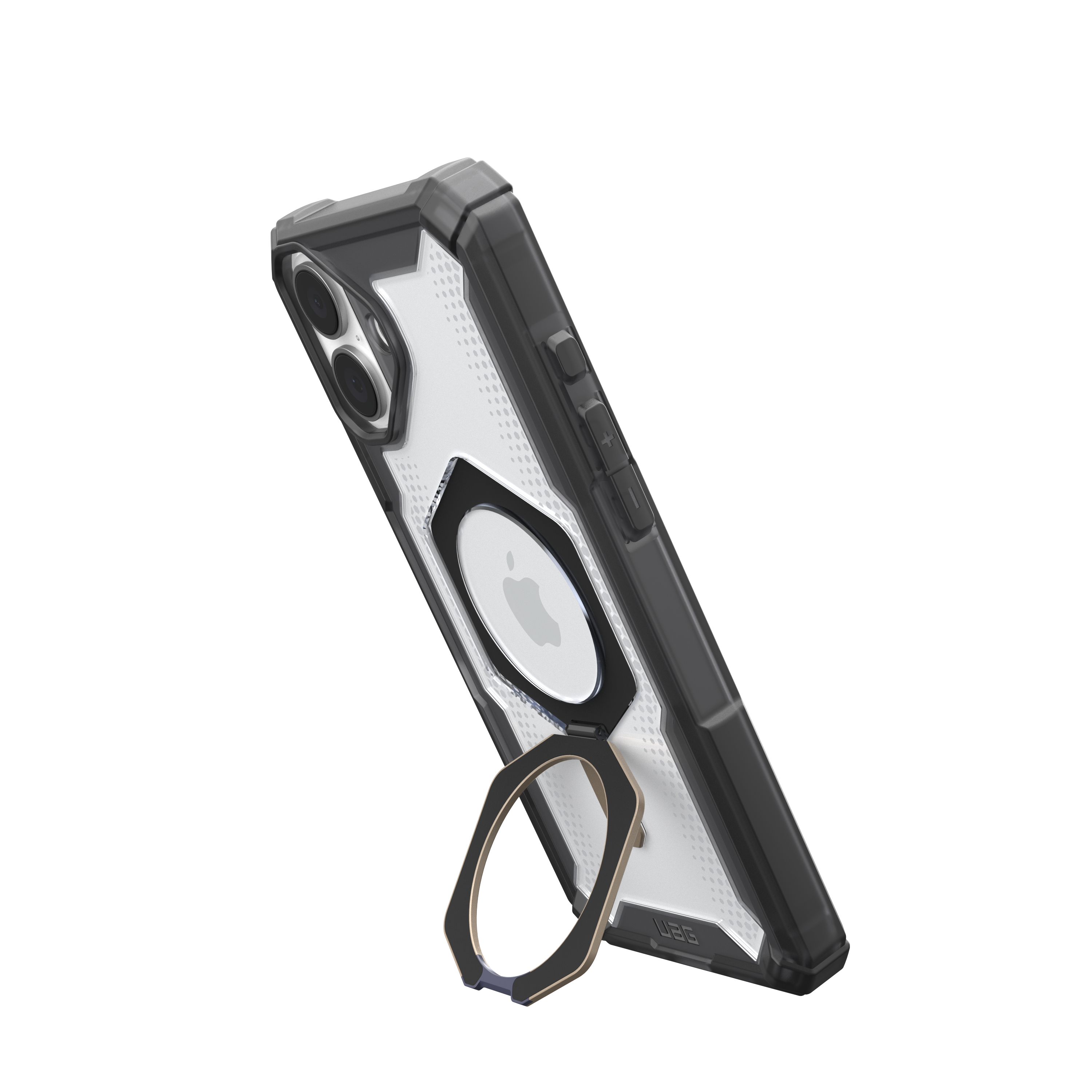 Angle. UAG - Plasma XTE Series Case with Magsafe for Apple iPhone 16 Plus - Ash/Titanium.