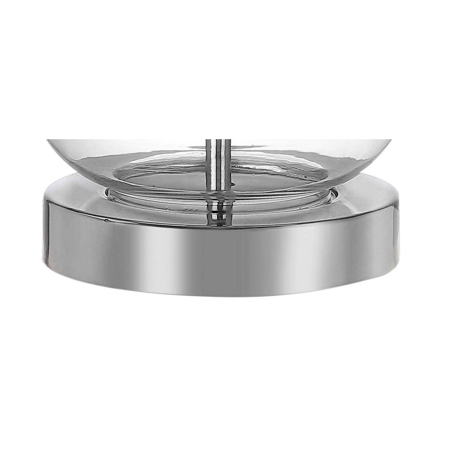 Alt View 7. Jonathan Y - Anya 20.5" Mini Glass LED Table Lamp, Clear - Clear.