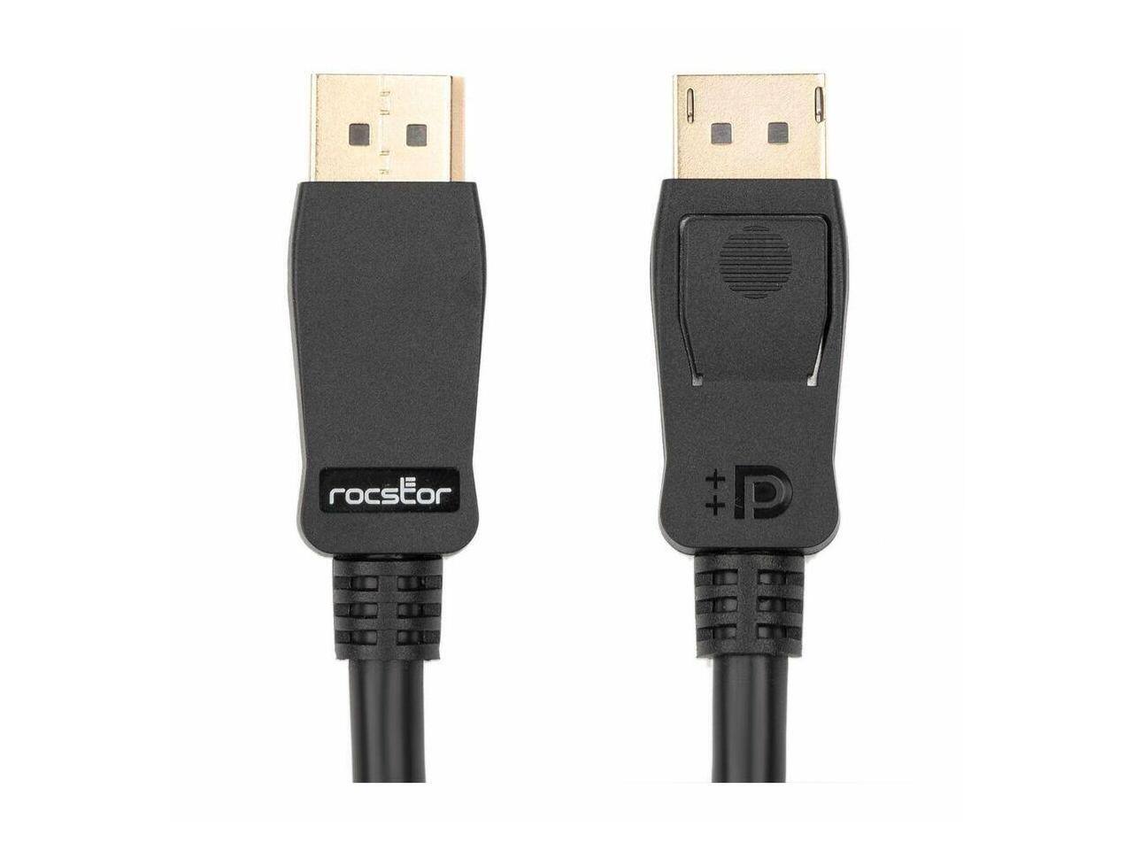 Front. Rocstor - DISPLAYPORT 1.4 CABLE - 10FT (3M).