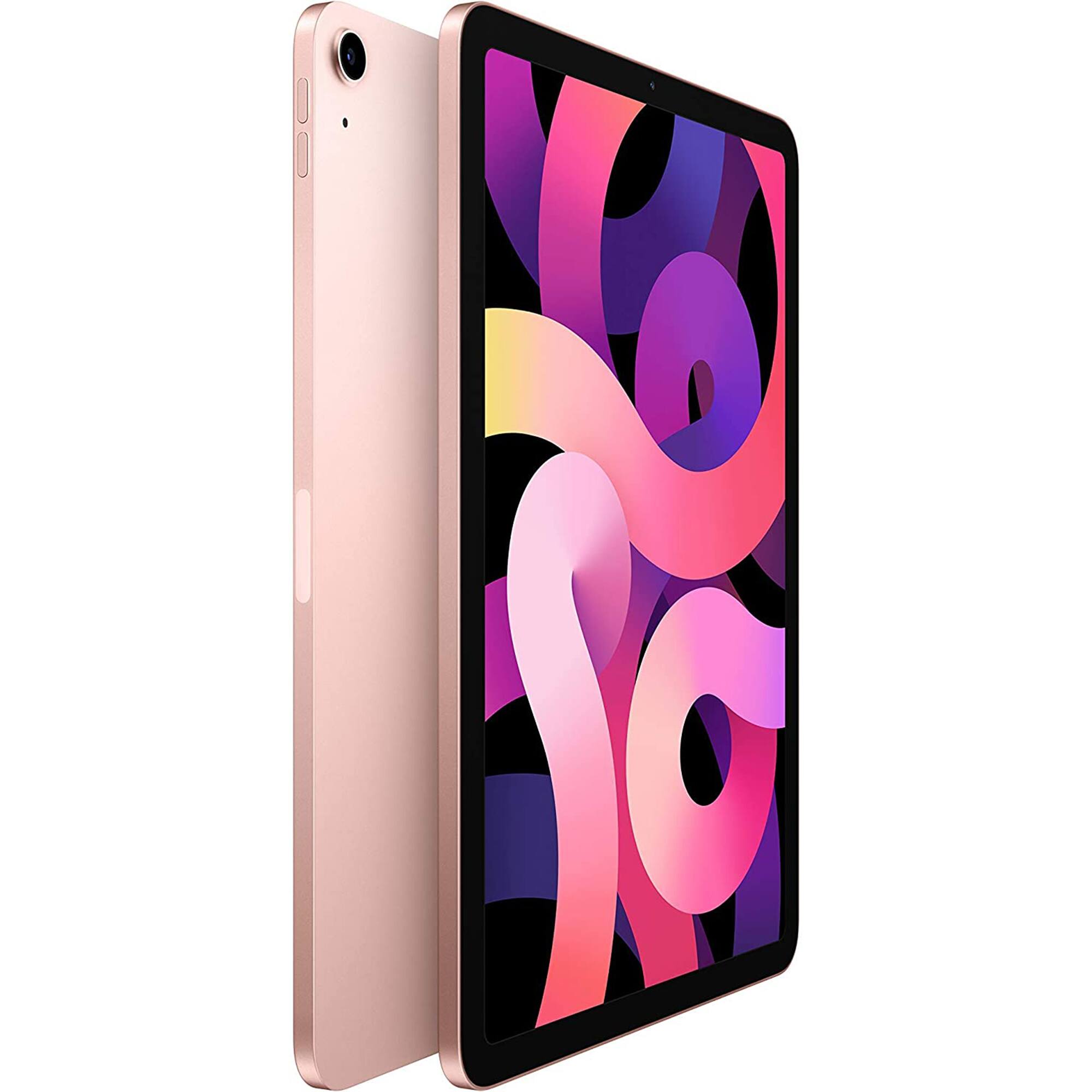 Alt View 1. Apple - Certified Refurbished - Apple 10.9-Inch iPad Air - (4th Generation) Wi-Fi + Cellular - 256GB - Rose gold.