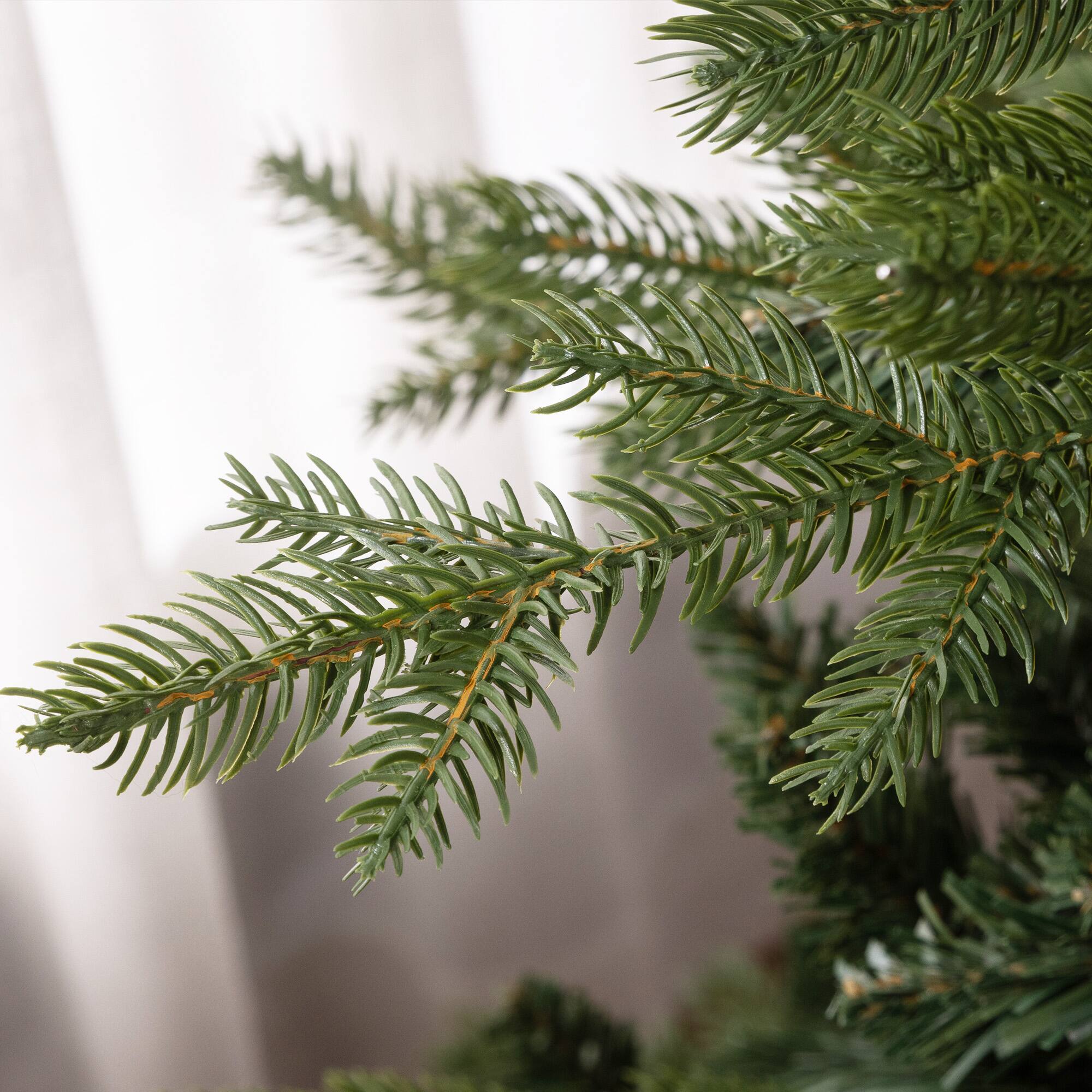 Alt View 8. Homcom - Artificial Christmas Tree, 1821 Tips, Foldable Metal Stand, Easy Assembly, Hinged - green.