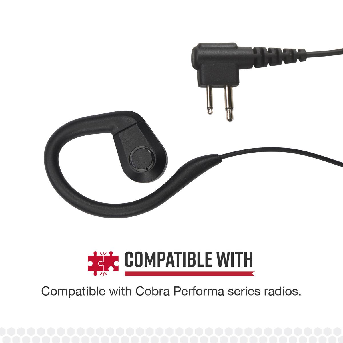 COMPATIBLE WITH COBRA PERFORMA SERIES RADIOS.