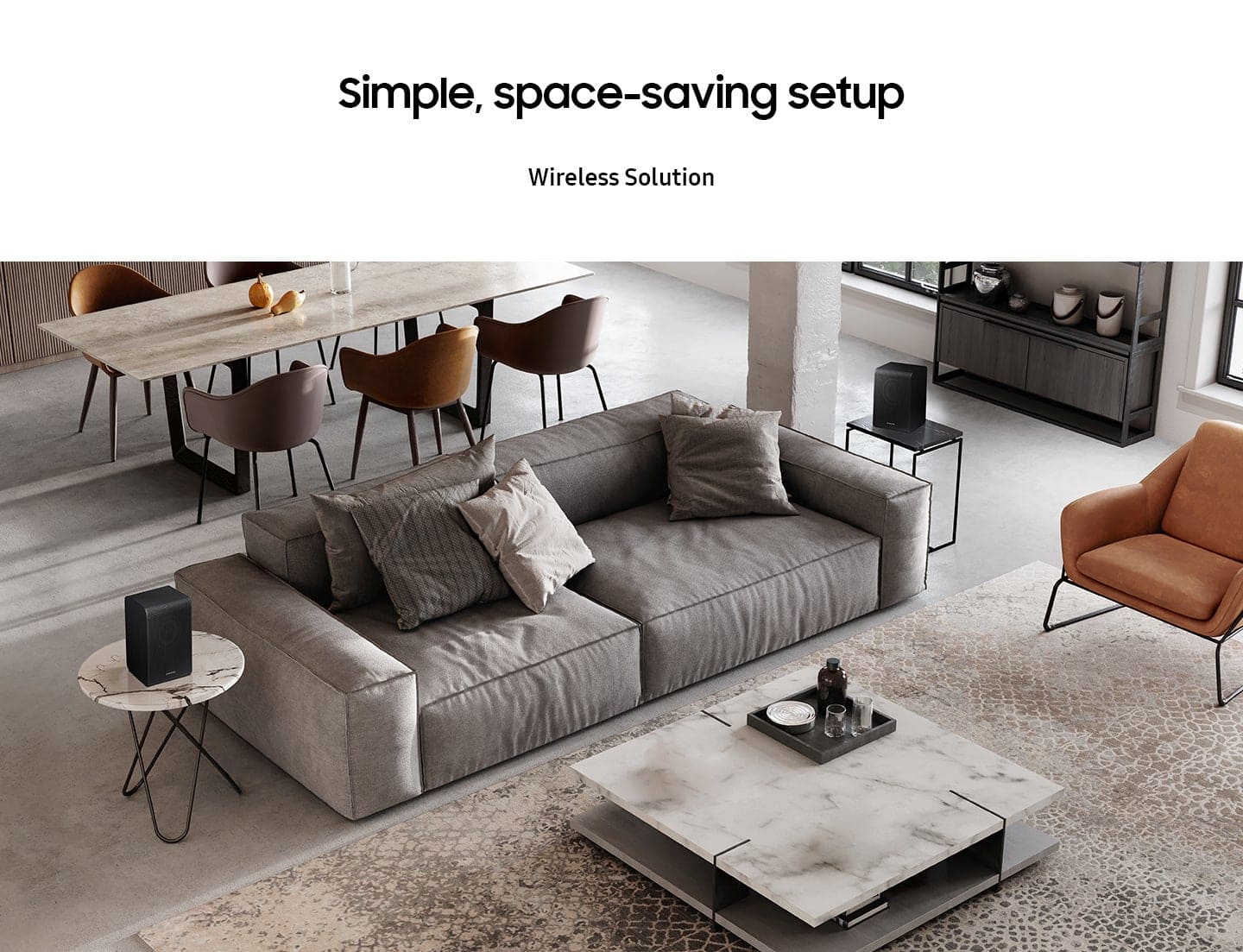 Alt View 16. Samsung - SWA-9200S/ZA 2.0 Channel Wireless Rear Speaker Kit - Black.