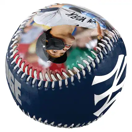 Front. FOCO - Aaron Judge New York Yankees Player Photo Baseball - Multicolor.