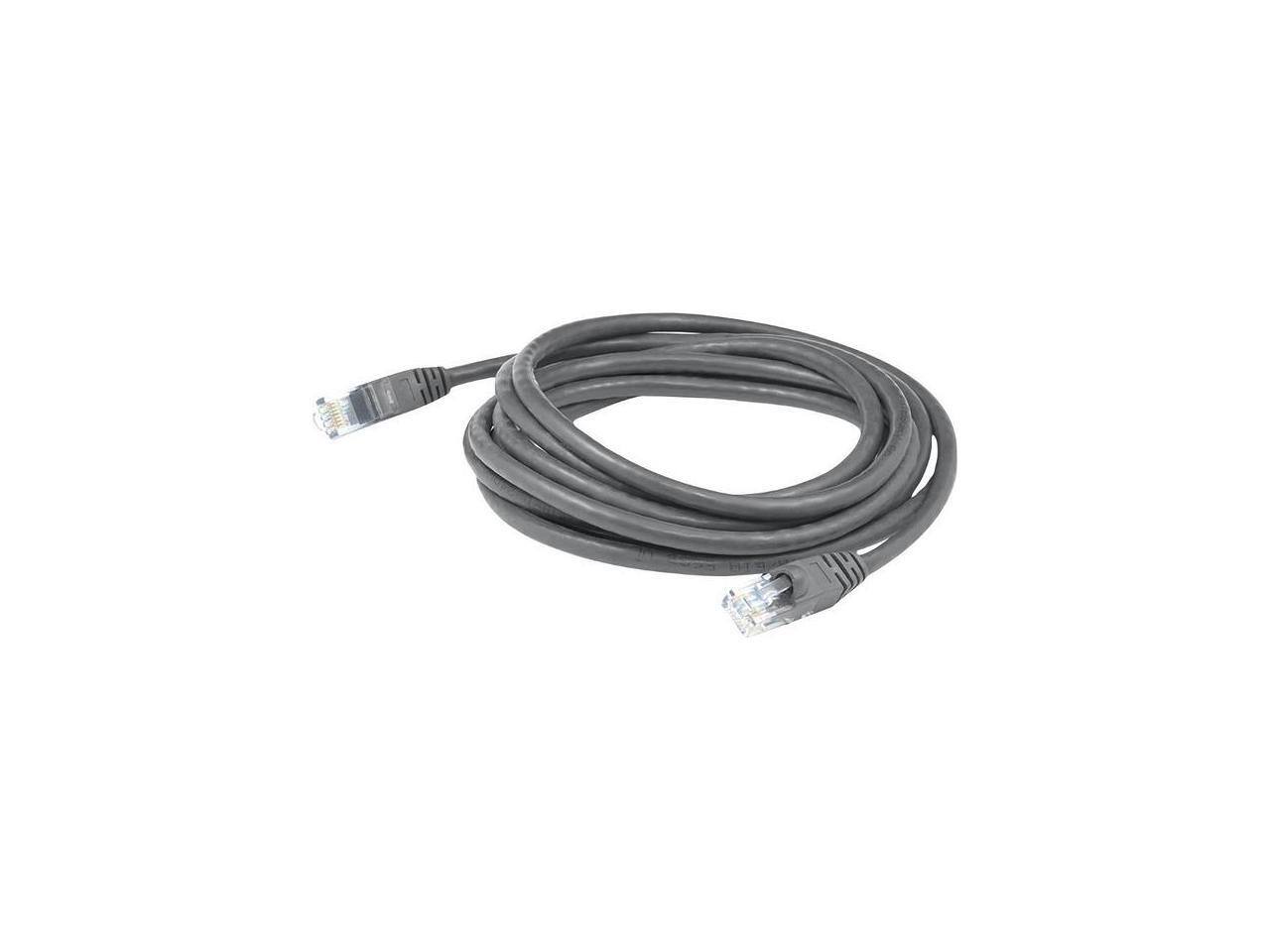 Front. AddOn - AddOn 14ft Cat6 Snagless UTP Network Patch Cable Gray ADD14FCAT6AGY.