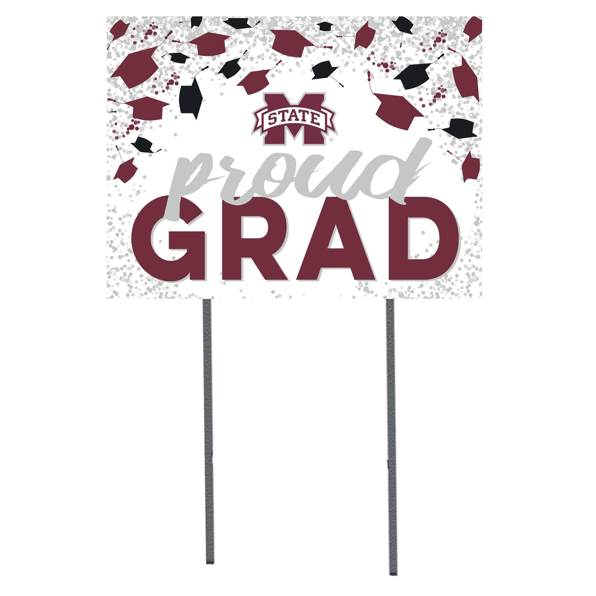 Mississippi State Bulldogs 18'' x 24'' Grad Yard Sign