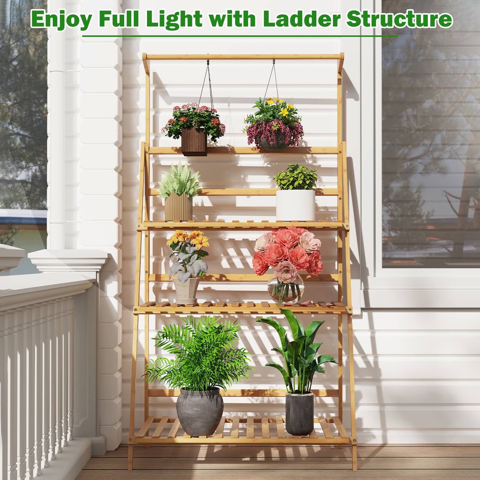 Enjoy Full Light with Ladder Structure