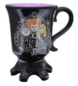 Disney - Hocus Pocus Sanderson Sisters Amuck Sculpted Ceramic Mug | Holds 20 Ounce - Black