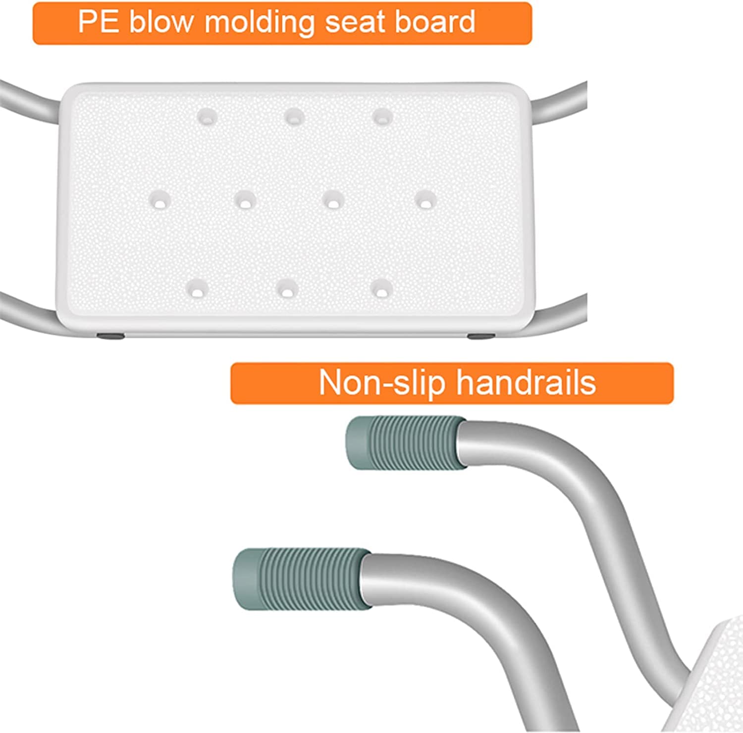 PE blow molding seat board  
Non-slip handrails