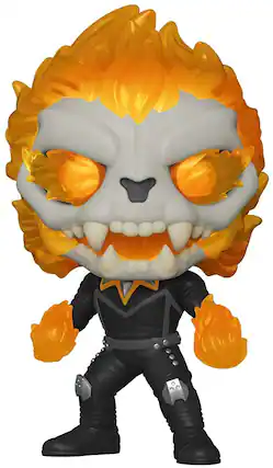 Front. Marvel - Marvel Infinity Warps Funko POP Vinyl Figure | Ghost Panther - Yellow.
