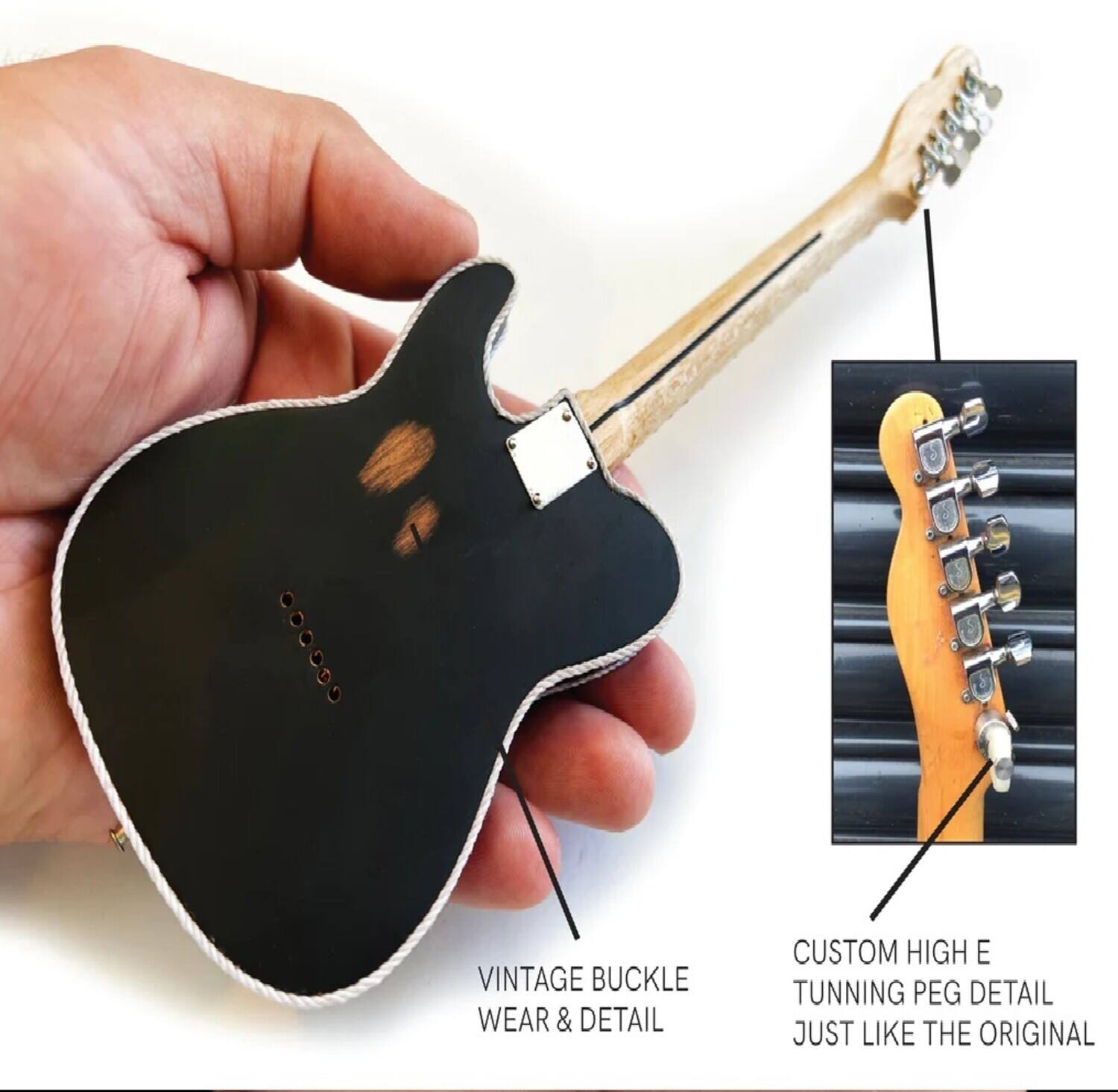 VINTAGE BUCKLE WEAR & DETAIL

CUSTOM HIGH E TUNNING PEG DETAIL JUST LIKE THE ORIGINAL