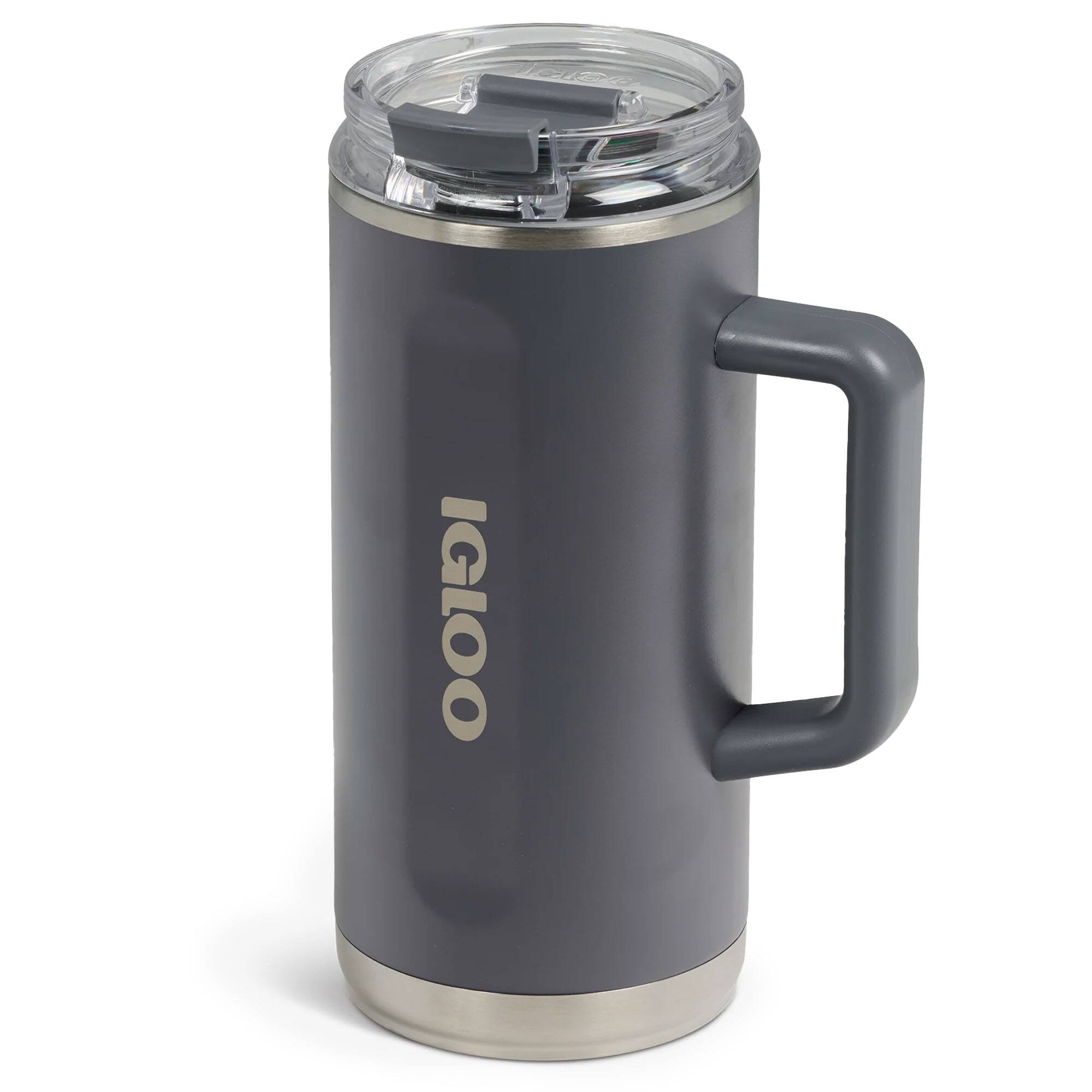 Alt View 1. Igloo - IGLOO 1L Stainless Steel Beer Mug, Carbonite - Carbonite.