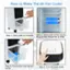 How to Make The Air Fan Cooler:

Step 1: Add water to the tank.
Step 2: Add water to the ice box and put it into the freezer for a while.
Step 3: Put the ice box into the air cooler.
Step 4: Turn on cool mode.