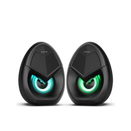 Cedar Assembly - Orow Computer Speakers Mini 10w Rgb Pc With Colorful Led Volume Control - Gaming For Desktop laptop 3 Aux - Default