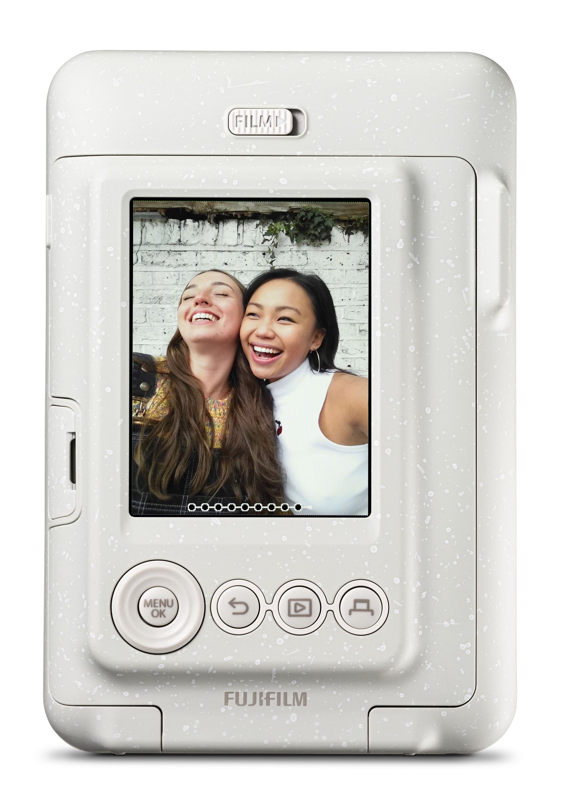 Fujifilm INSTAX MINI LIPLAY Hybrid Instant Camera Misty White 16835196 -  Best Buy