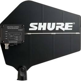 Shure - UA874 Active Directional Antenna - Range - UHF, VHF - 902 MHz to 960 MHz - Wireless Receiver, Wireless Data - Black