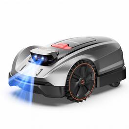 Sunseeker - X3 Plus Robot Lawn Mower, Wire-Free Robotic Mower for 0.3 Acre, RTK + Vision AI Navigation, Vision AI Obstacle - Gray