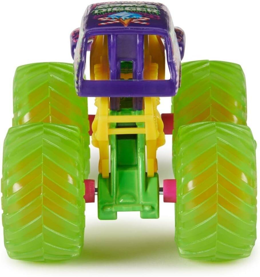 Alt View 2. Monster Jam - Monster Jam 2024 Grave Digger 1:64 Diecast Truck Series 35 Street Treats Ages 3+ - Green.