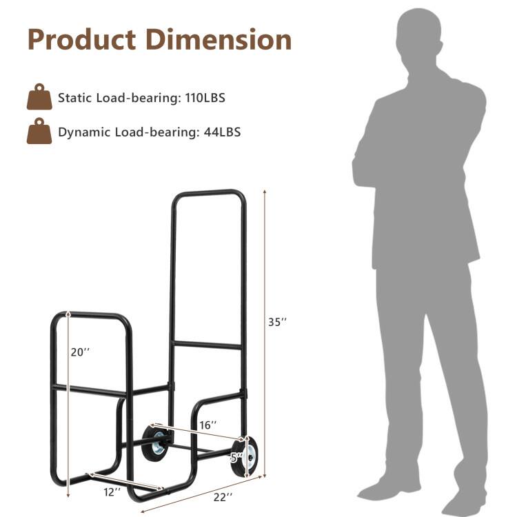 Product Dimension  
Static Load-bearing: 110LBS  
Dynamic Load-bearing: 44LBS  

35"  
20"  
16"  
5"  
12"  
22"