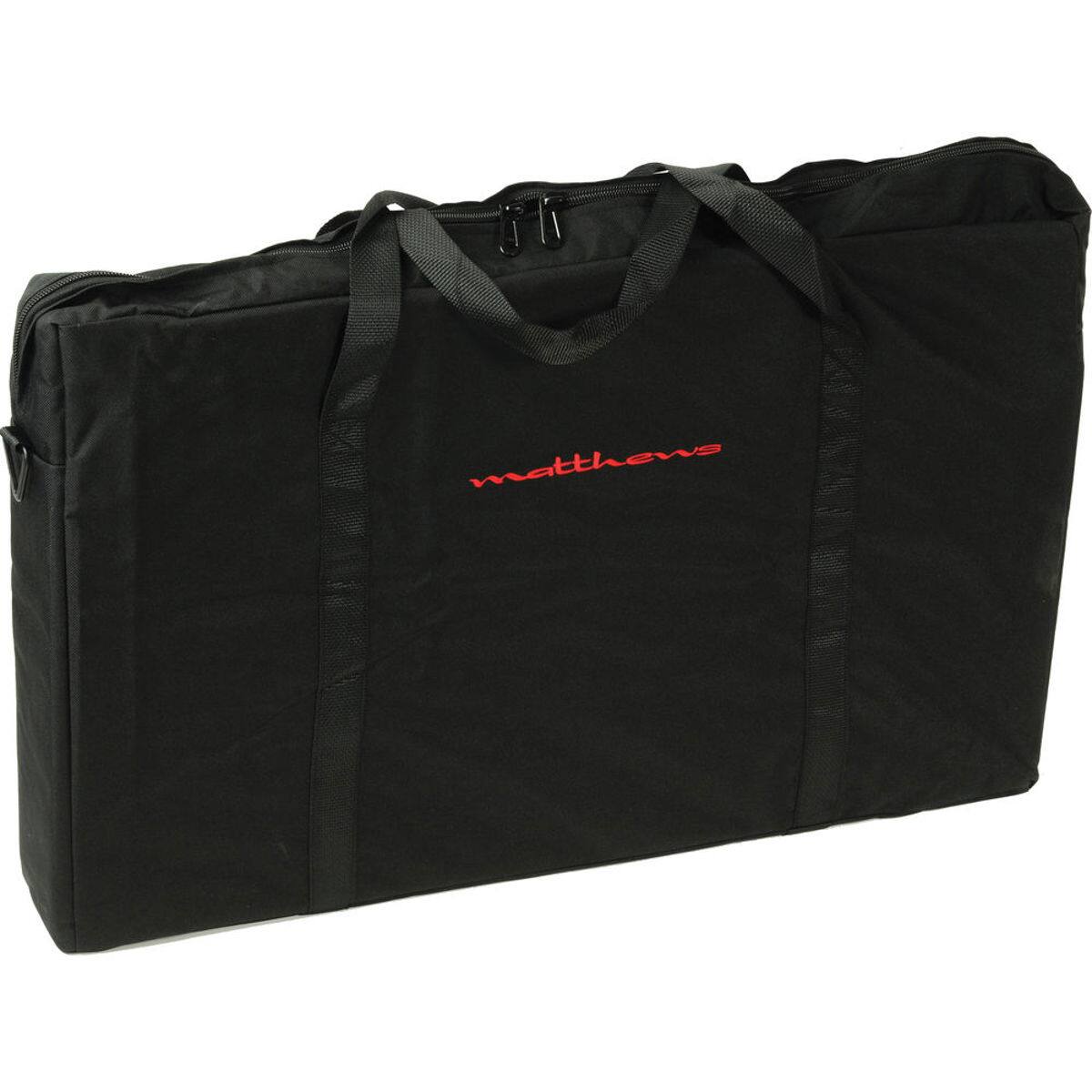 Front. Matthews - Matthews 24x36" Flag Bag with Zippered Closure and Stiffened Sides, Holds Eight to Ten Flags.