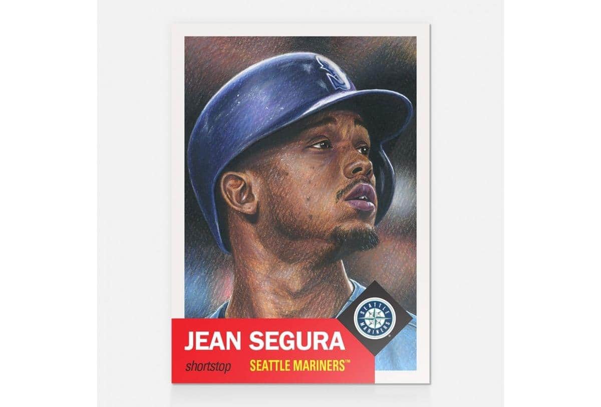 Seattle Mariners MLB Jean Segura Topps Living Set Card #12 - White
