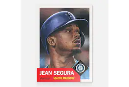Seattle Mariners MLB Jean Segura Topps Living Set Card #12 - White