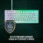The text on the image reads:

"1 I 2 3 4 $ 5% 6 A 7 7& 8 . 9 I 0 I ee tab Q W E R T Y U I 0 P [{ 1} I VI I caps A S D F G H I K L i : enter shift Z X C V B N M ? shift In ctri prosettings.net PRO'S CHOICE Overall #1 Keyboard Brand DEC 2024 #1 KEYBOARD BRAND USED BY ESPORTS PROS"