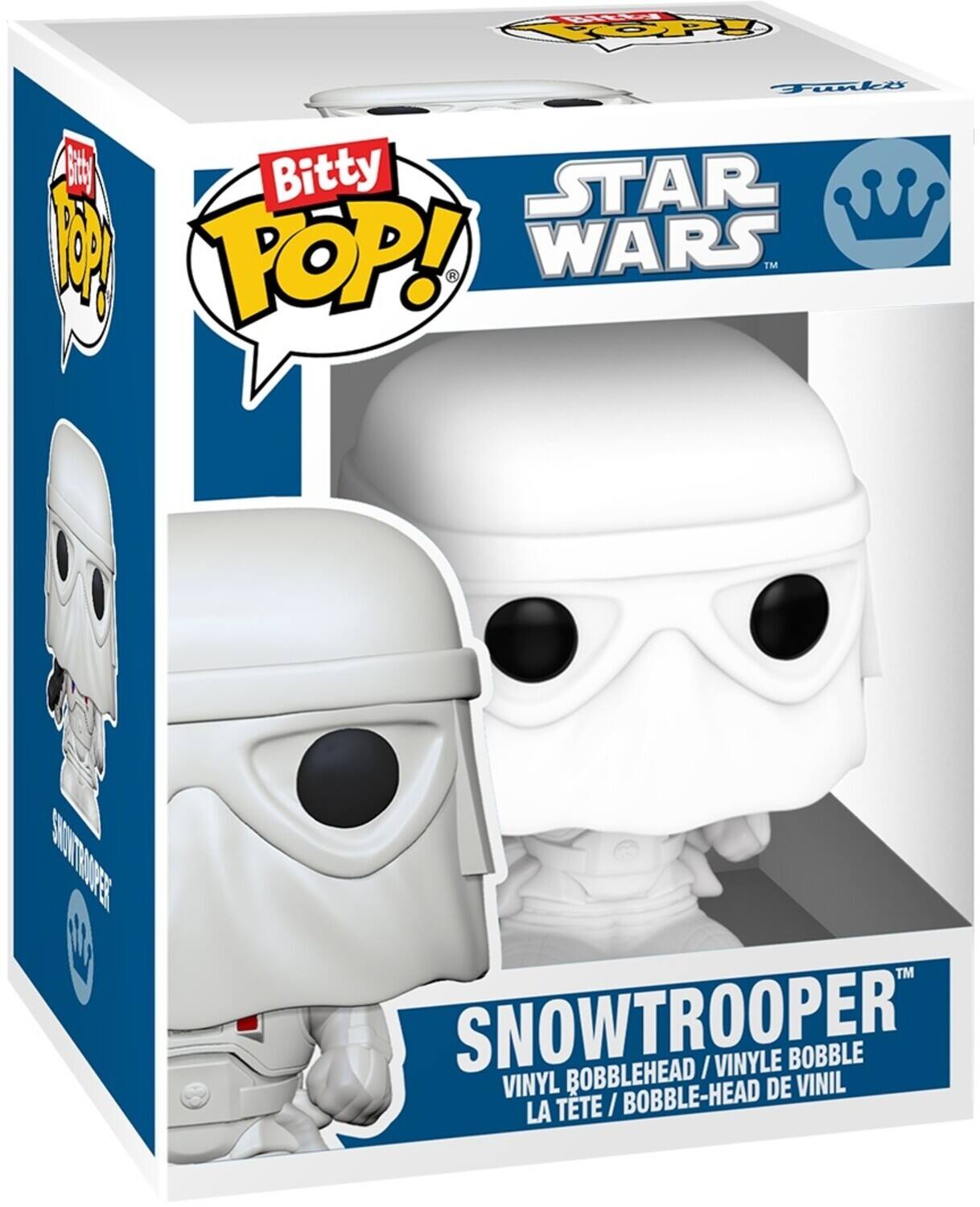 Bitty POP!  
Funko Blay Bitty STAR WARS™  
SNOWTROOPER™  
VINYL BOBBLEHEAD / VINYLE BOBBLE VINIL BOBBLE-HEAD DE LA TÊTE /