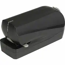Business Source - Electric Flat Clinch Stapler - Holds Upto 210 Staple - Full Strip - 6 x AA Battery Included - Black